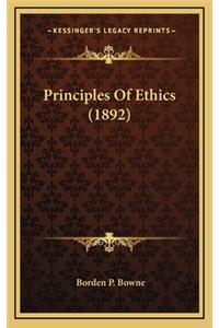 Principles of Ethics (1892)