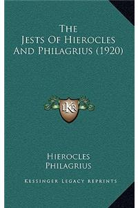 Jests Of Hierocles And Philagrius (1920)