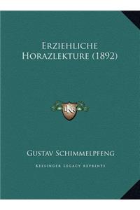 Erziehliche Horazlekture (1892)