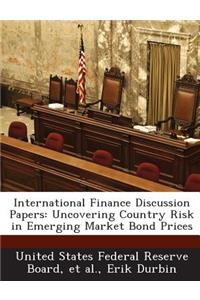 International Finance Discussion Papers