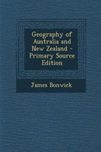 Geography of Australia and New Zealand