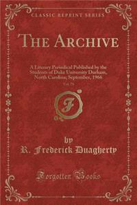 The Archive, Vol. 79
