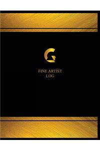 Fine Artist Log (Logbook, Journal - 125 pages, 8.5 x 11 inches)