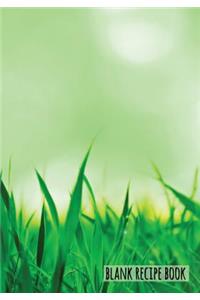 Blank Recipe Book - Fresh Grass