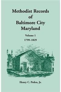 Methodist Records of Baltimore City, Maryland