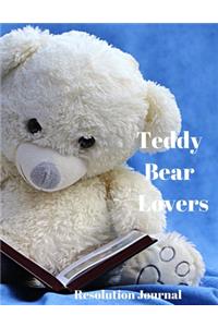 Teddy Bear Lovers Resolution Journal
