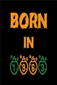 Born in 1963 Notebook Gift