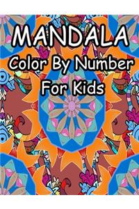 Mandala Color by Number for Kids