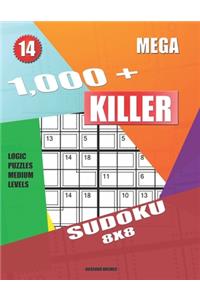 1,000 + Mega sudoku killer 8x8