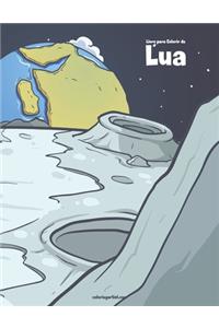 Livro para Colorir de Lua