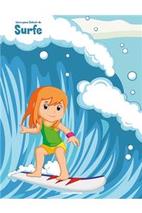Livro para Colorir de Surfe