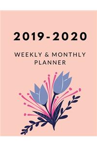 2019 - 2020 Weekly and Monthly Planner