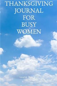 Thanksgiving Journal for Busy Women