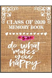 Class Of 2020 Memory Book