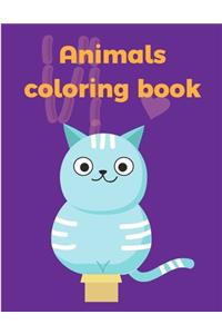 Animals coloring book