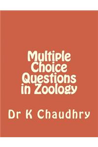 Multiple Choice Questions in Zoology