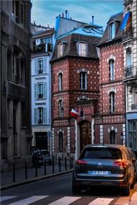 A Narrow Street and Cafes in Paris, France Journal