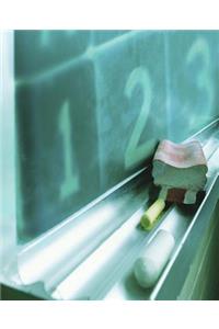 School Composition Book Chalkboard Ledge 130 Pages