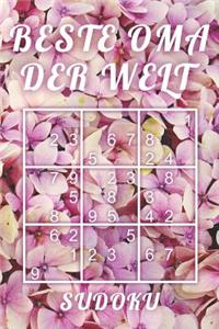 Beste Oma Der Welt - Sudoku: 330 knifflige Rätsel mittel - schwer - experte Mit Lösungen und Anleitung Reisegröße ca. DIN A5 Für Kenner und Könner