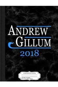 Andrew Gillum Blue Wave Florida 2018 Composition Notebook