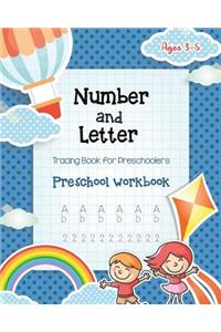 Number & Letter Tracing Book for Preschoolers
