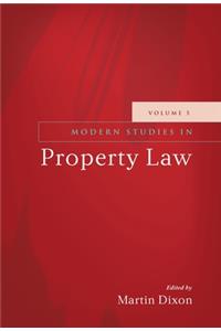 Modern Studies in Property Law - Volume 5