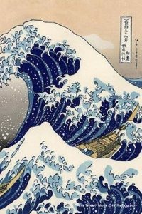 The Great Wave Off Kanagawa: Katsushika Hokusai; Lined Notebook / Work Book / Planner / Journal / Diary