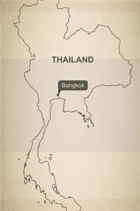Outline Map of Thailand Journal