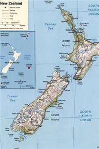 Modern Map of New Zealand Journal
