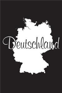 Deutschland - Black 101 - Lined Notebook with Margins - 6X9