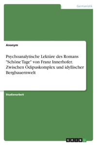 Psychoanalytische Lektüre des Romans 