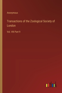 Transactions of the Zoological Society of London