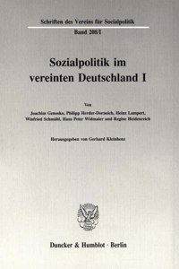 Sozialpolitik Im Vereinten Deutschland I