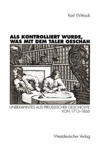 Als kontrolliert wurde, was mit dem Taler geschah