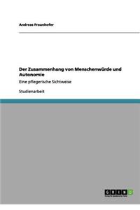 Der Zusammenhang von Menschenwürde und Autonomie
