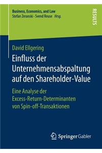 Einfluss Der Unternehmensabspaltung Auf Den Shareholder-Value