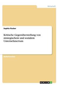 Kritische Gegenüberstellung von strategischem und sozialem Unternehmertum