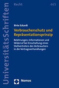 Verbraucherschutz Und Reprasentationsprinzip