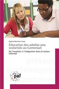 Éducation Des Adultes Peu Scolarisés Au Cameroun