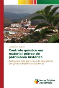 Controle químico em material pétreo do patrimônio histórico