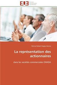 La représentation des actionnaires