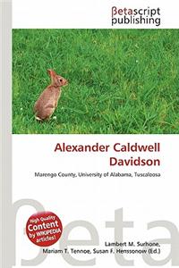 Alexander Caldwell Davidson