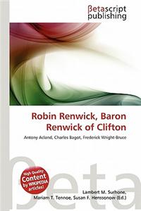 Robin Renwick, Baron Renwick of Clifton
