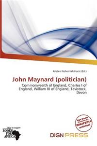 John Maynard (Politician)