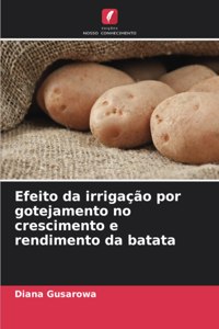 Efeito da irrigação por gotejamento no crescimento e rendimento da batata
