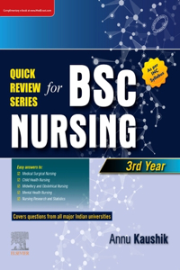 Quick Review Series B.SC Nursing III Year, E Book