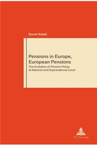 Pensions in Europe, European Pensions