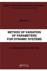 Method of Variation of Parameters for Dynamic Systems