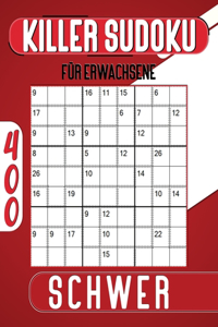 Killer Sudoku Schwer für Erwachsene