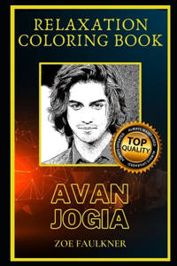 Avan Jogia Relaxation Coloring Book
